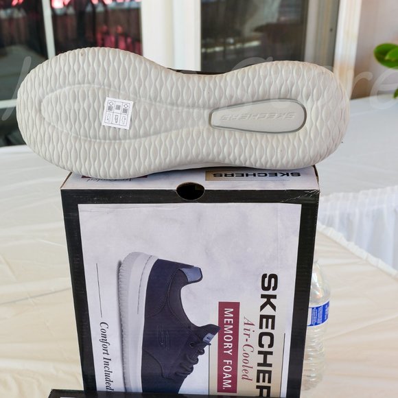 2 pairs  Skechers bundle shoes BLACK+nAVY  men shoes - Picture 16 of 16